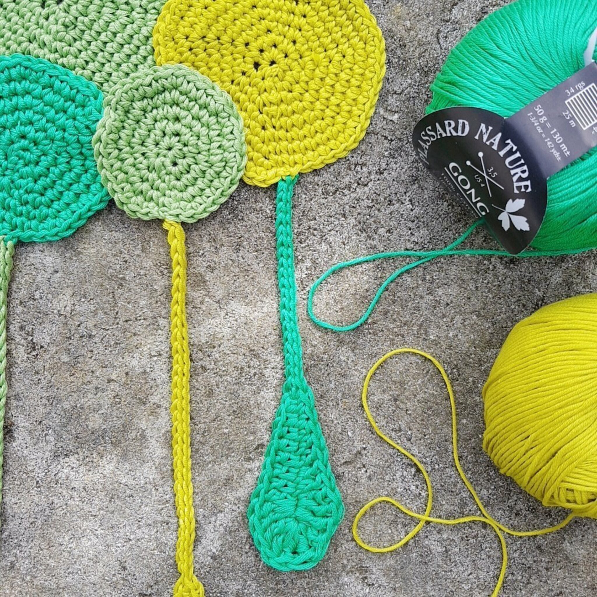 Art du Tricot 50 x 25 g Balles De Citron Vert Double Tricot Fil/Laine Crochet